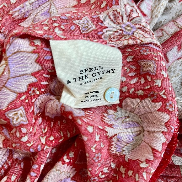 🦄 SPELL Poinciana Gown in Red 🦄 - Picture 14 of 15